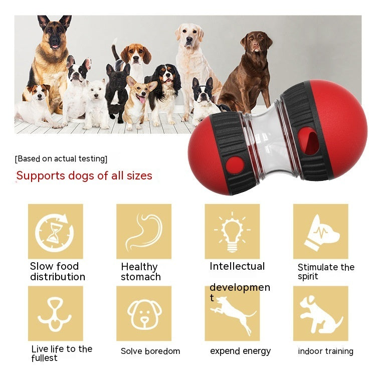 Interaktiv Läckande Matboll för Hundar – En Utmanande Pusselleksak