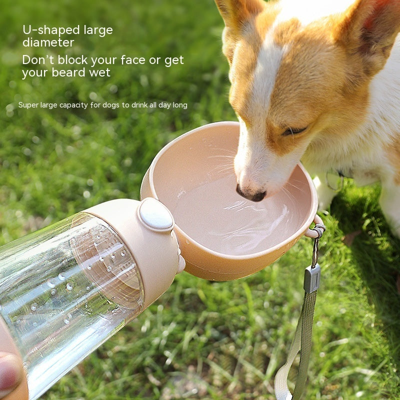 Bärbar Vattenflaska och Matbehållare för Hundar – Perfekt för Äventyr Utomhus 