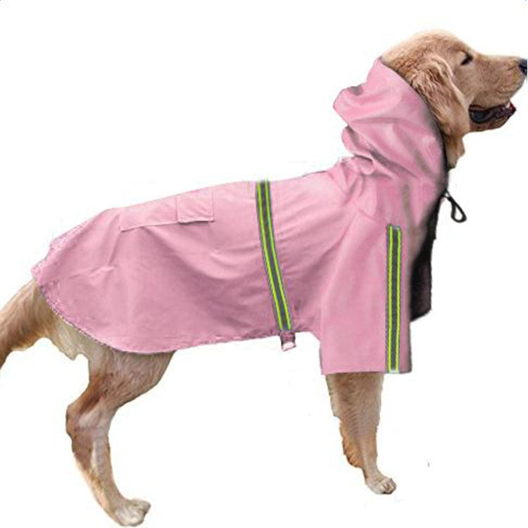 Stilfull PU-regnrock för Hundar – Europeisk och Amerikansk Stil